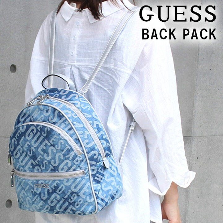 楽天市場】ゲス バッグ DY699433 DENIM GUESS MANHATTAN デニム ロゴ 