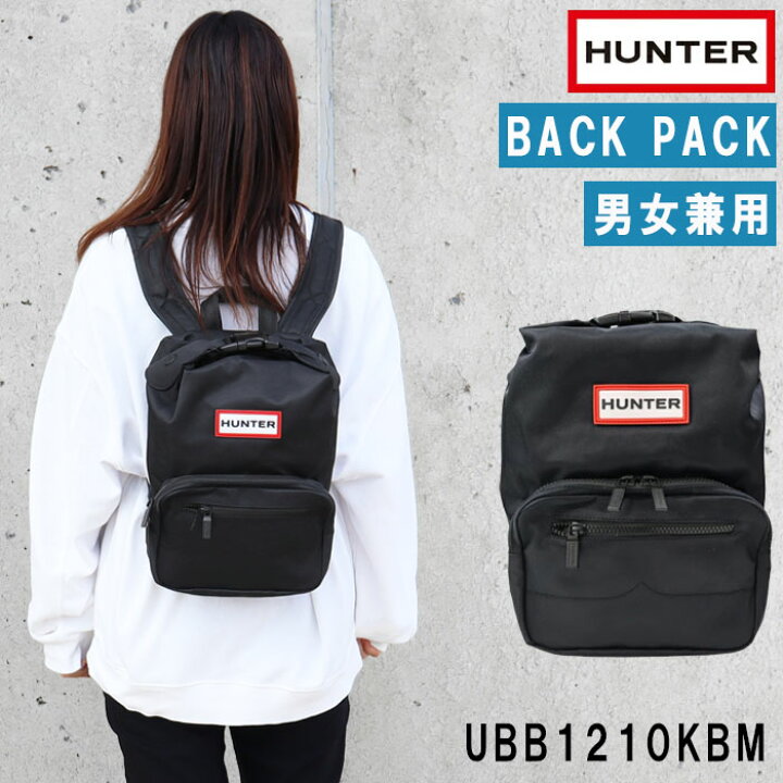 楽天市場】＊ハンター HUNTER バッグ ミニ リュック UBB1210KBM BLACK 