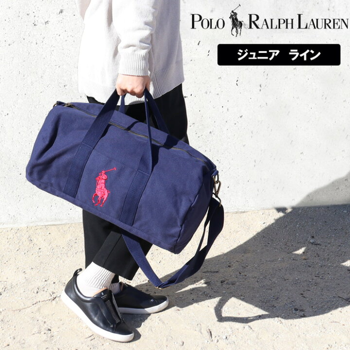 楽天市場】*ポロ ラルフローレン ジュニア バッグ ボストンバッグ  