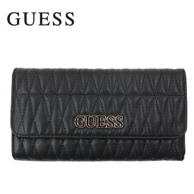 *ゲス 財布 VG787166 BLACK BRINKLEY SLG ボタンホック 3つ折り財布 GUESS 長財布 ab-388400 ブランド