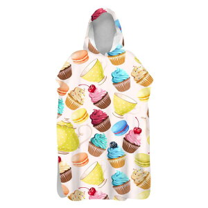 ポンチョタオル フード付き バスローブ ガウン マイクロファイバー 両面ボア 速乾 吸水性 軽量 マカロンカラー パステルカラー ダイビング 水泳 プール 海水浴 防寒 保温(x2)