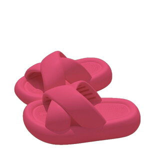 スリッパ レディース メンズ 男女兼用 EVA素材 クロスデザイン 厚底 防滑 通気性 ルームシューズ 室内履き 外履き シャワーサンダル 普段使い カジュアル 春夏 ペア