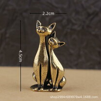 楽天市場】アンティーク 猫 置物（素材（インテリア）金属）の通販