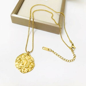 ネックレス メンズ レディース 海モチーフ ペンダント 18K金 ステンレス チタン鋼 ゴールド シルバー ヒップホップ ストリート ファッション おしゃれ 存在感 普段使い カジュアル インフル