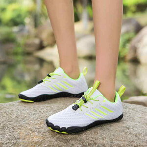 アクアシューズ 男女兼用 五本指 ローカット 速乾 水陸両用 ビーチ スイミング ウォーキング ランニング ハイキング トレッキング マリンスポーツ アウトドア 釣り 通気性 滑り止め 軽量 EVA