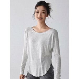 ヨガウェア レディース 春夏 吸湿速乾 快適 ストレッチ ゆったり 長袖 スポーツトップス ライクラ 竹繊維 フィットネス ピラティス ランニング トレーニング ジム ワークアウト 普段使い ブ