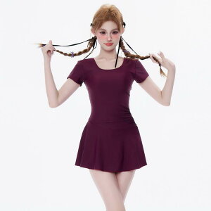 水着 レディース ワンピース スカート付き 無地 体型カバー お腹カバー 細見え 着痩せ効果 小胸さん向け 温泉 リゾート プール ビーチウェア ママ水着 パッド付き ワイヤーなし かわいい