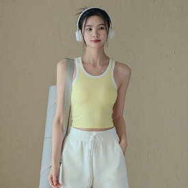 スポーツブラ レディース 春夏 揺れ防止 ブラトップ 脇肉カバー ヨガ ランニング ピラティス トレーニング フィットネス スポーツインナー 通気性 快適 ナイロン