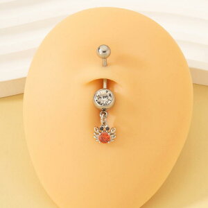 へそピアス レディース 女性用 ボディジュエリー 欧米 クラシック 高級感 ジルコニア ハート型 蝶 パール メタル 電気メッキ加工 へそリング セクシー カジュアル 春夏