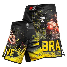 ショートパンツ メンズ MMA 格闘技 ボクシング ムエタイ 柔術 UFC 速乾 伸縮性 ポリエステル ハーフ丈 トレーニング フィットネス ランニング