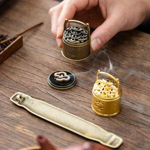 香炉 招財 ラッキーアイテム 元宝型 仏具 家庭用 室内 置物 インテリア 銅合金 祥雲模様 瞑想 ヒーリング 癒し 供養 お香立て 線香立て 盤香用