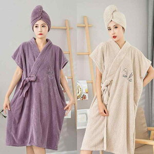 バスローブ レディース マイクロファイバー 吸水 速乾 毛羽落ちしない ワンピース型 ラップタオル お風呂上がり 温泉 プール スパ 軽量 ルームウェア 夏用 バスタオル