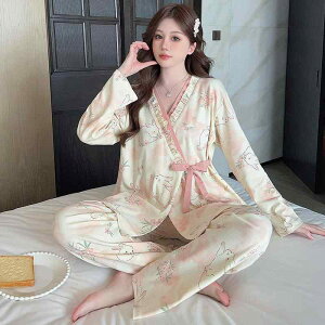 マタニティパジャマ 産前産後 妊婦 授乳服 上下セット 綿100% コットン 前開き 薄手 ルームウェア 寝間着 キャラクター柄 オールシーズン対応 通気性