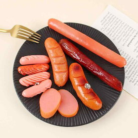 冷蔵庫マグネット キーホルダー バッグチャーム リアル 食品サンプル ソーセージ ホットドッグ 焼きソーセージ 中華ソーセージ ハムソーセージ PVC クレーンゲーム景品 ジョークグッズ おもしろ雑貨
