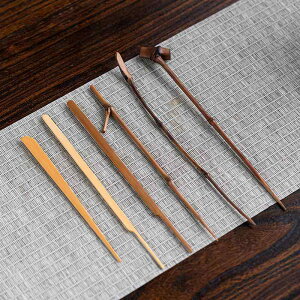 茶道具 竹製 和風 レトロ 禅風 和モダン 茶針 茶通し 茶さじ かんざし 髪飾り 2WAY 多機能 功夫茶器 茶道小物 お茶席 普段使い インテリア アクセサリー(x2)