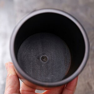 茶道具 六君子 黒檀 無垢材 真鍮製 筆立て 茶筒 道具入れ 工夫茶 茶道セット 茶席 中華風 和風 レトロ アンティーク調 高級感 重厚感 ダークブラウン
