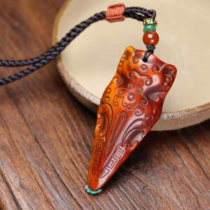 ペンダント ヤク骨 ボーン ヴァジュラ 金剛杵 瑞獣 彫刻 ヴィンテージ風 エスニック 民族調 星月菩提 仏教数珠 念珠 アクセサリー お守り