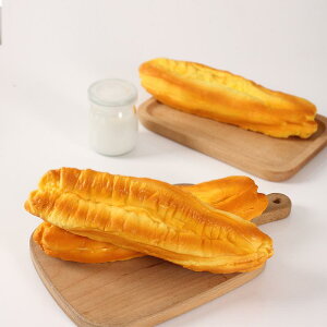 おもちゃ PU スクイーズ 油条モチーフ フェイクフード もっちり しっとり やわらか 触感 スローリバウンド ストレス解消 減圧 指遊び 癒やしグッズ(x5)