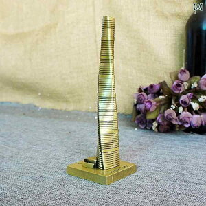 建築模型 上海タワー 超高層ビル ミニチュア オブジェ 旅行記念品 合金製 電気メッキ加工 高級感 モダンデザイン インテリア ディスプレイ 置物(x2)