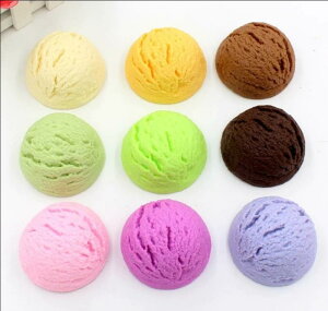 食品サンプル アイスクリーム コーン スクープ リアル フェイクフード ディスプレイ 模型 店頭用 ショーケース用 飾り デコレーション スイーツ デザート カラフル