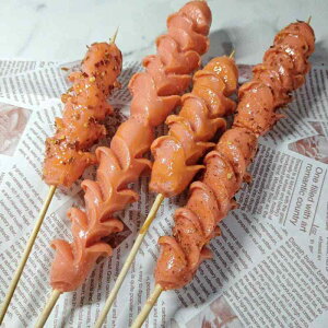 食品サンプル リアル 焼き肉串 ホットドッグ ハムソーセージ フェイクフード 樹脂製 模型 ディスプレイ用 小道具 店舗装飾 インテリア 撮影プロップ オブジェ