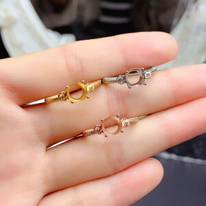 w fB[X S925 Vo[ t[TCY g 6mm Eh ی^ Xg[p Vv ItBX JWA fC[[X 18K zCgS[h [YS[h CG[S[h bL