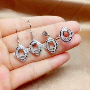 ANZT[Zbg fB[X SV925 Vo[ 18KzCgS[h [YS[h R[eBO I[o g w y_ggbv sAX 5x7mm 6x8mm(x2)