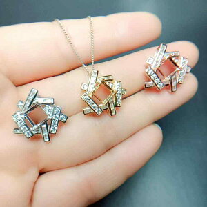 y_g S925 Vo[ i g ΍ 6×6mm XNGA ʎ萳` v`ibL [YS[h S[hJ[ DIY nhChp[c