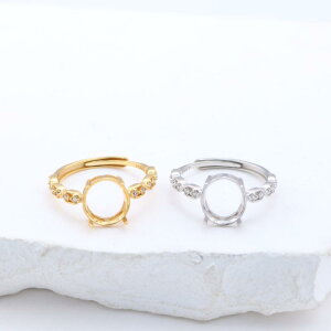 指輪 空枠 レディース S925スターリングシルバー 韓国風 シンプル クール 上品 透かし 円形 オープンリング ファッション 通勤 オフィス 普段使い エレガント カジュアル