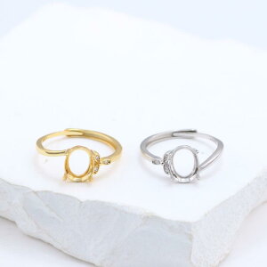 指輪 空枠 レディース S925シルバー 純銀 韓国風 シンプル ミニマル クール 透かし彫り ラウンド オープンリング フリーサイズ エレガント 上品 高見え 普段使い