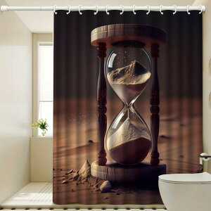 シャワーカーテン ポリエステル製 防水 防カビ 撥水加工 3Dデジタルプリント アメリカンスタイル モダン柄 バスルーム用 おしゃれ 浴室 お風呂