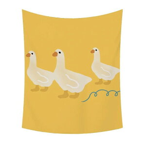タペストリー 子供部屋 ベビー かわいい アヒル 壁掛け ウォールデコレーション 北欧風 ポリエステル インテリア ホームデコレーション 風景柄 リビング 寝室 書斎 ダイニング