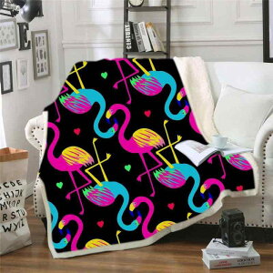 毛布 ブランケット 大人用 子供用 冬用 暖かい あったか 防寒 厚手 ボリューム 綿フランネル やわらか肌触り 3Dデジタルプリント 総柄 デザイン シンプルモダン 寝具 ソファカバー リビング