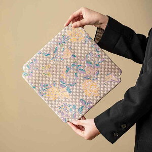 茶席 中国風 オリエンタル 両面 吸水 防水 布製 ファブリック テーブルマット ランチョンマット 茶道具 乾式 酔夢蝶柄 蝶々 イチョウ葉型 ハート型 スクエア 長方形 来客用 おもてなし イン