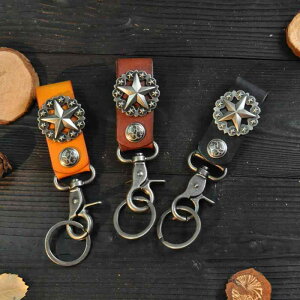 キーホルダー メンズ 男性用 牛革 植物タンニン鞣し革 手作り レトロデザイン 個性的 車用 キーリング ブラック コーヒーブラウン キャメル 鍵 小物 おしゃれ 普段使い