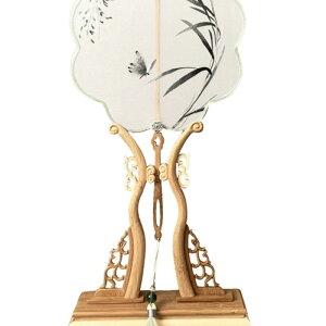 扇子 中国風 古風 レトロ シルク 蘇州刺繍 円形うちわ 漢服 チャイナドレス ダンス 舞台 衣装小物 浴衣 着物 コスプレ 夏 涼感 高級感 エレガント 華やか おしゃれ