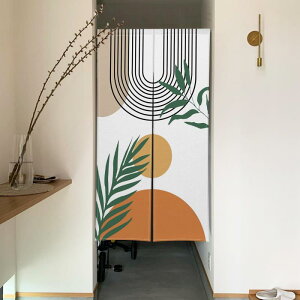 のれん 間仕切りカーテン ボヘミアン 中世風 太陽モチーフ 抽象デザイン ポリエステル製 寝室 キッチン 玄関 書斎 ダイニング 目隠し 吊り下げ おしゃれ インテリア