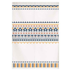 のれん 抽象幾何学模様 ポリエステル製 ファブリック 間仕切り 目隠し 風よけ 寝室 キッチン カフェカーテン ショート丈 風水 玄関 書斎 ダイニング モダンチャイニーズ インテリア装飾