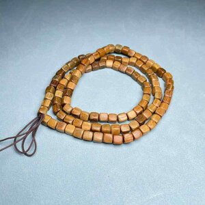 数珠 男女兼用 アルゼンチン産 緑檀 角型 スクエア 108玉 念珠 ブレスレット 腕輪 パワーストーン 開運 厄除け