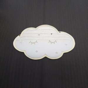 子供 鏡 雲形 木製 ウォールミラー キッズ ベビー かわいい おしゃれ 北欧風 ナチュラル 子供部屋 リビング 寝室 インテリア雑貨 壁飾り 出産祝い 誕生日プレゼント(x2)