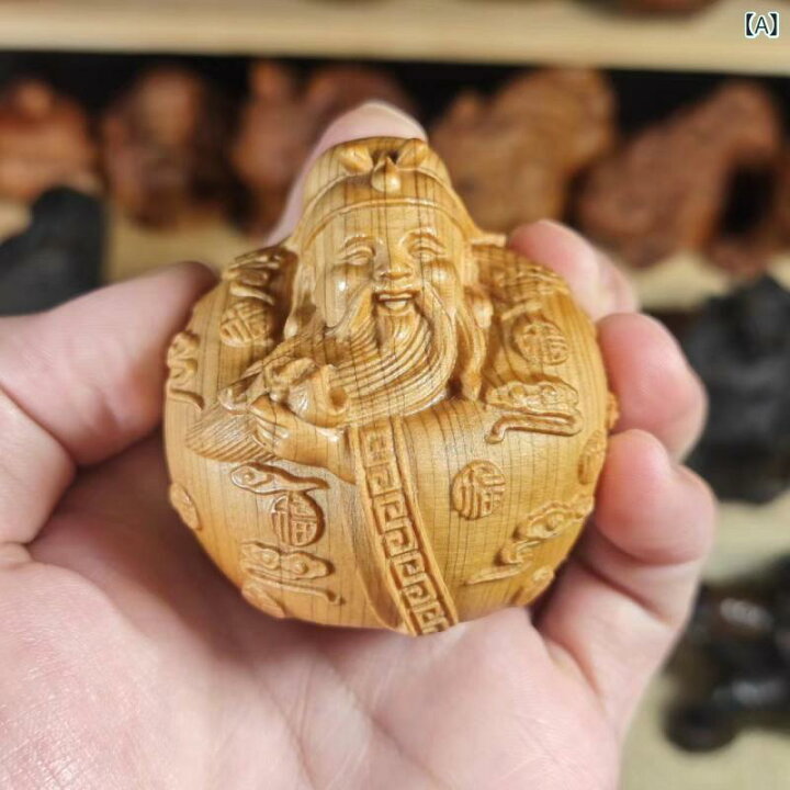 楽天市場】置物 崖柏 実木 精彫り 福禄寿 三星 財神 禄星 寿星像 長寿 
