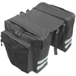 自転車 バイク用 サイド パニアバッグ 後部座席 テールバッグ 電動アシスト自転車 ロードバイク ツーリング 工具収納 大容量 キャンバス製 黒 赤 青