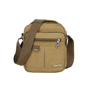 メンズ ショルダーバッグ レトロ キャンバス 帆布 斜めがけ 肩掛け 多収納 大容量 縦型 スクエア カジュアル 通勤 通学 普段使い 旅行 鞄