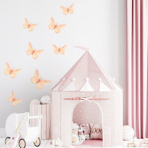 �E�H�[���X�e�b�J�[ ���̎q �q������ ���r���O �Q�� �f�R���[�V���� �J�[�g�D�[�� �� ���傤���� �o�^�t���C �S���� �������� �\�蒼���\ PVC �h�� �h�� �ȒP �ǎ��V�[�� ����