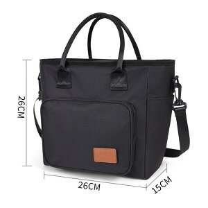 保冷保温バッグ 手提げ 持ち運び アウトドア レジャー ランチ 弁当 シンプル おしゃれ 折りたたみ 通勤 通学 ピクニック キャンプ 遠足 軽量 オックスフォード生地(x2)