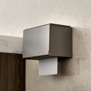 ペーパーホルダー トイレ ティッシュケース ロールペーパー対応 壁掛け式 穴あけ不要 防水 アルミニウム製 小物置き 収納 洗面所 バスルーム