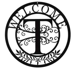 壁飾り アイアン アルファベット ウォールデコレーション イニシャル 壁掛け ドア飾り 玄関飾り シンプル モダン インテリア 金属製 リビング 寝室 店舗用 DIY 30cm