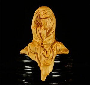 置物 黄楊木彫刻 達磨大師 禅宗 仏像 茶寵 工芸品 インテリア オブジェ 室内飾り 縁起物 コレクション 手遊び 掌中飾り 和室書斎