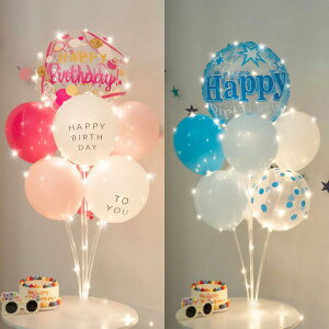 バルーン 風船 子供 1歳 誕生日 バースデー パーティー 卓上 フロア スタンドセット 透明 プリント 丸型 アルミ製 デコレーション 飾り