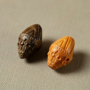 木製ビーズ サンダルウッド 沈香 ピーナッツ 如意龍 ツァツァ DIY ハンドメイド アクセサリーパーツ スペーサービーズ 携帯ストラップ ペンダントチャーム 開運 縁起物